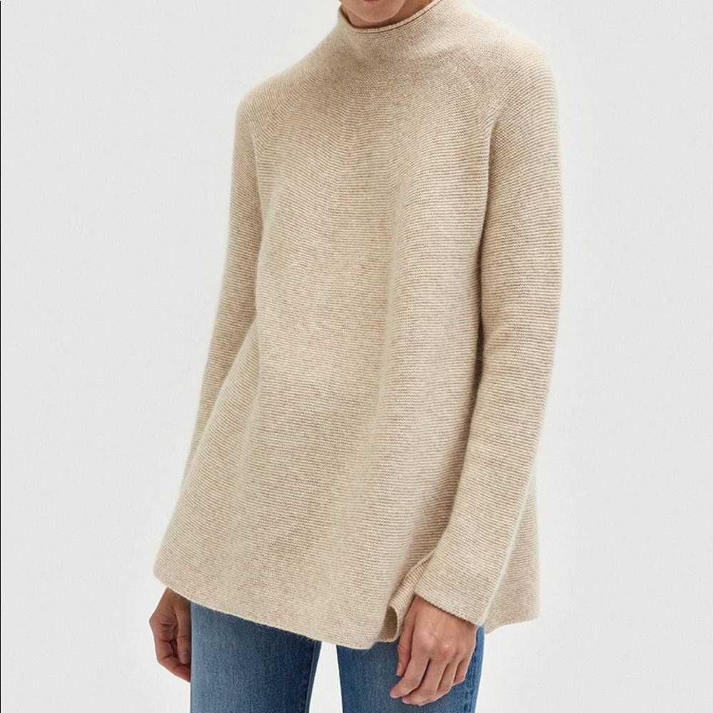 Achro sweater angora wool blend in cream